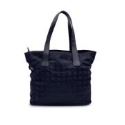 Chanel Vintage Pre-owned Canvas totevskor Black, Dam