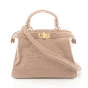 Fendi Vintage Pre-owned Tyg fendi-vskor Beige, Dam