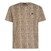 Etro Bomull Palm Tree Print T-shirt Multicolor, Herr