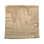 Alviero Martini 1a Classe Geo Lurex Halsduk Beige, Dam