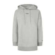 Pepe Jeans Casual och Modern Fergie Hoodie Gray, Dam