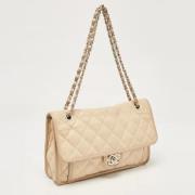 Chanel Vintage Pre-owned Laeder chanel-vskor Beige, Dam