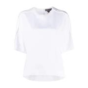 Lorena Antoniazzi Casual Vit Kortärmad T-shirt White, Dam