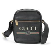 Gucci Vintage Pre-owned Laeder gucci-vskor Black, Dam