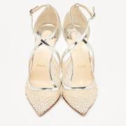 Christian Louboutin Pre-owned Pre-owned Laeder klackskor Gray, Dam