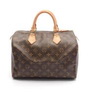 Louis Vuitton Vintage Pre-owned Canvas handvskor Brown, Dam