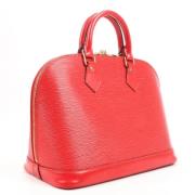 Louis Vuitton Vintage Pre-owned Laeder handvskor Red, Dam