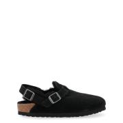 Birkenstock Svarta Shearling Mocka Stövlar Black, Dam