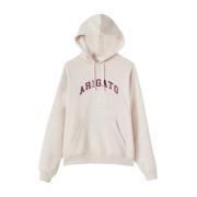 Axel Arigato Beige Uni. Tryckt Hoodie Jacka Beige, Herr