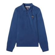 Aeronautica Militare Casual Polo Shirt Blue, Herr