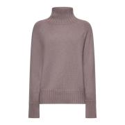 Max Mara Rosa Mantova Turtleneck Tröja Pink, Dam