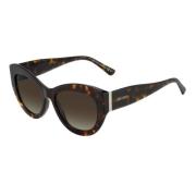 Jimmy Choo Brun Acetat Solglasögon för Kvinnor Brown, Dam