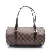 Louis Vuitton Vintage Pre-owned Canvas handvskor Brown, Dam