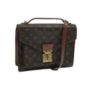 Louis Vuitton Vintage Pre-owned Canvas louis-vuitton-vskor Brown, Dam