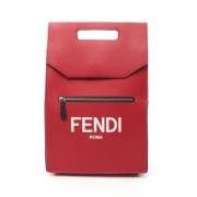 Fendi Vintage Pre-owned Laeder fendi-vskor Red, Dam