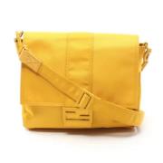 Fendi Vintage Pre-owned Nylon fendi-vskor Yellow, Dam