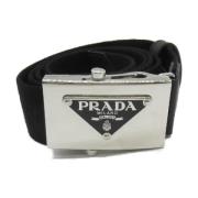 Prada Vintage Pre-owned Laeder skrp Black, Dam