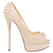 Christian Louboutin Pre-owned Pre-owned Laeder klackskor Yellow, Dam