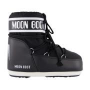 Moon Boot Låg Nylon Ikoniska Vinterstövlar Black, Dam