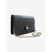 Chanel Vintage Pre-owned Tyg chanel-vskor Black, Dam