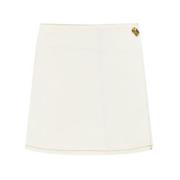 Ganni Midi Skirts White, Dam