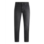 Hugo Boss Slim Onyx Svarta Jeans Black, Herr