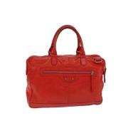 Balenciaga Vintage Pre-owned Laeder balenciaga-vskor Red, Dam