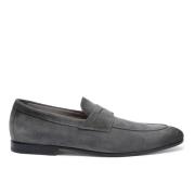 Santoni Herr mocka Carlo loafer Gray, Herr