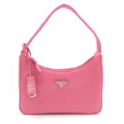 Prada Vintage Pre-owned Nylon prada-vskor Pink, Dam