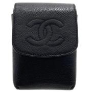 Chanel Vintage Pre-owned Laeder hem-och-kontorstillbehr Black, Dam