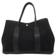 Hermès Vintage Pre-owned Canvas totevskor Black, Dam