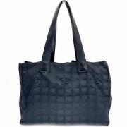 Chanel Vintage Pre-owned Canvas chanel-vskor Blue, Dam