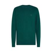 Tommy Hilfiger Grön Stickad Tröja Regular Fit Green, Herr