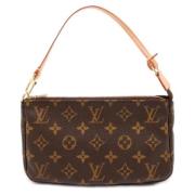 Louis Vuitton Vintage Pre-owned Tyg louis-vuitton-vskor Brown, Dam