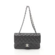 Chanel Vintage Pre-owned Laeder crossbodyvskor Black, Dam