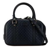 Gucci Vintage Pre-owned Laeder handvskor Blue, Dam