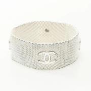 Chanel Vintage Pre-owned Metall armband Gray, Dam