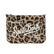 MC2 Saint Barth Animalier ullclutch med broderad logotyp Multicolor, D...