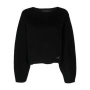 Axel Arigato Casual Svart Ull Kashmir Pullover Tröja Black, Dam