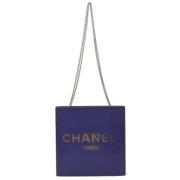 Chanel Vintage Pre-owned Plast crossbodyvskor Purple, Dam