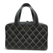 Chanel Vintage Pre-owned Laeder handvskor Black, Dam