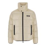 Dsquared2 Nylon Dunjacka med Dubbel Dragkedja Beige, Herr