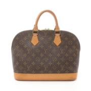 Louis Vuitton Vintage Pre-owned Canvas handvskor Brown, Dam