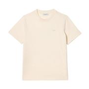 Lacoste Elegant T-shirt med korta ärmar Beige, Dam