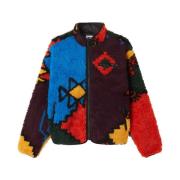 Obey Marockansk Matta Sherpa Herrjacka Multicolor, Herr