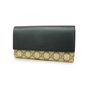 Gucci Vintage Pre-owned Laeder plnbcker Black, Dam