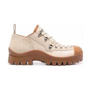 JW Anderson Beige Läder Snörskor Ankelstövlar Beige, Dam