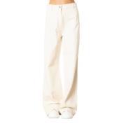 Max Mara Weekend Breda ben Ecru Jeans Beige, Dam