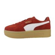 Puma Höjda Sneakers för Kvinnor Red, Dam