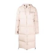 Axel Arigato Beige Puffer Down Coat Casual Style Beige, Dam